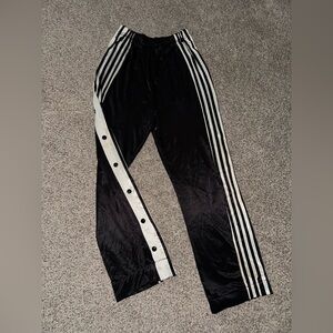 Vintage Track Pants with White Stripes